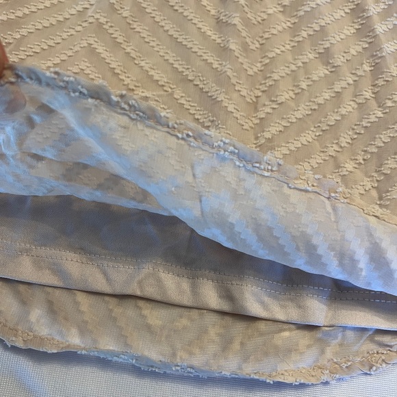 M Maurices Tan Khaki Tank Top Short Nlouse Chiffon Summer Spring Medium Womens - Picture 6 of 9